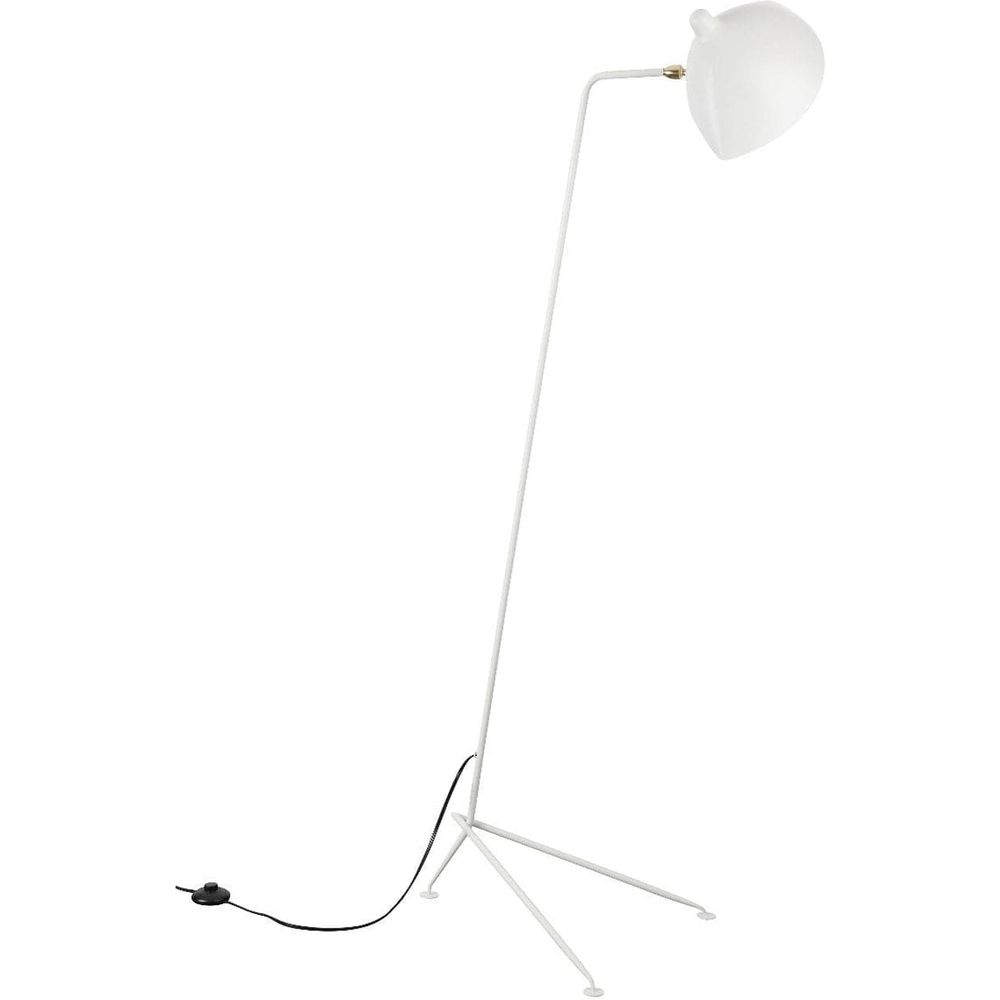 Mid Century MFL-1 Floor Lamp-France & Son-LBF022WHT-Floor LampsWhite-4-France and Son