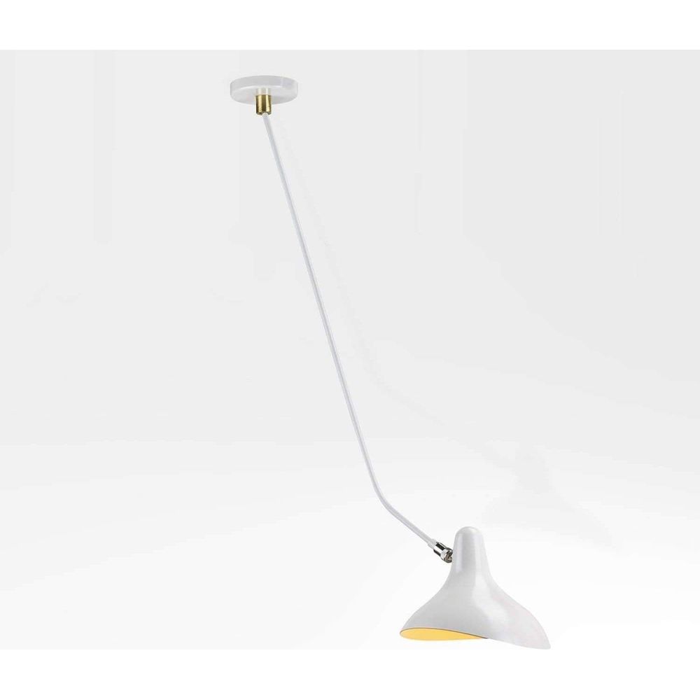 Serge Pendant Lamp - White-France & Son-LBC054BWHT-Pendants-2-France and Son