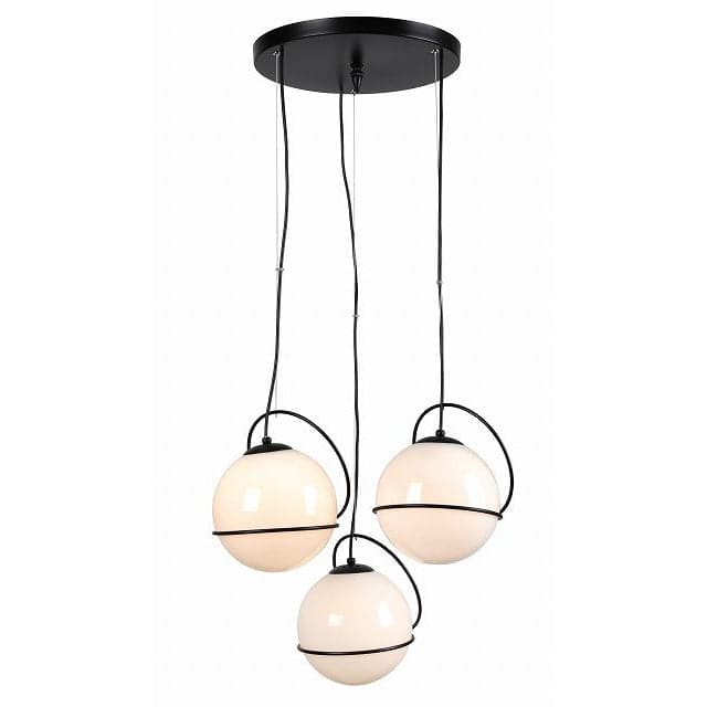 Sarfatti 3 Pendant Cluster Suspension Light-France & Son-LBC1163GOLD-ChandeliersGold-1-France and Son