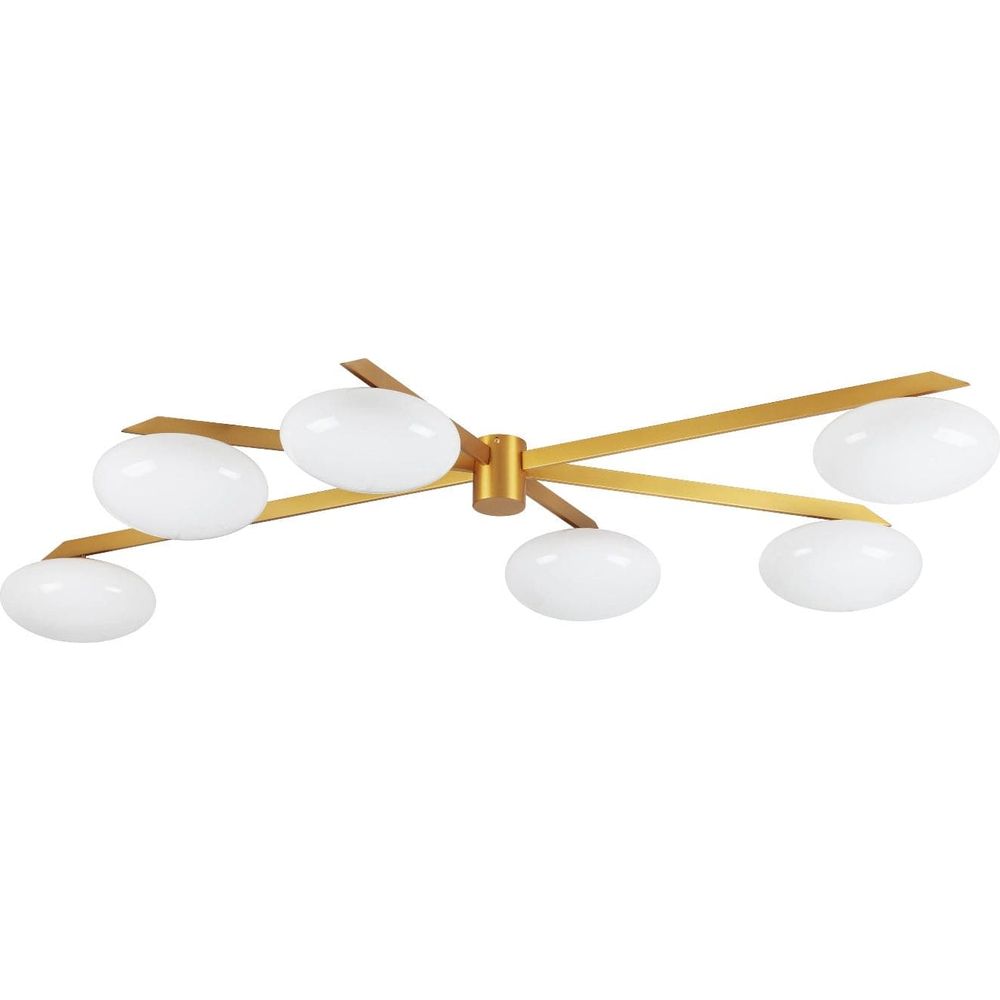 Lelli Six Arm Flush Mount Ceiling Light