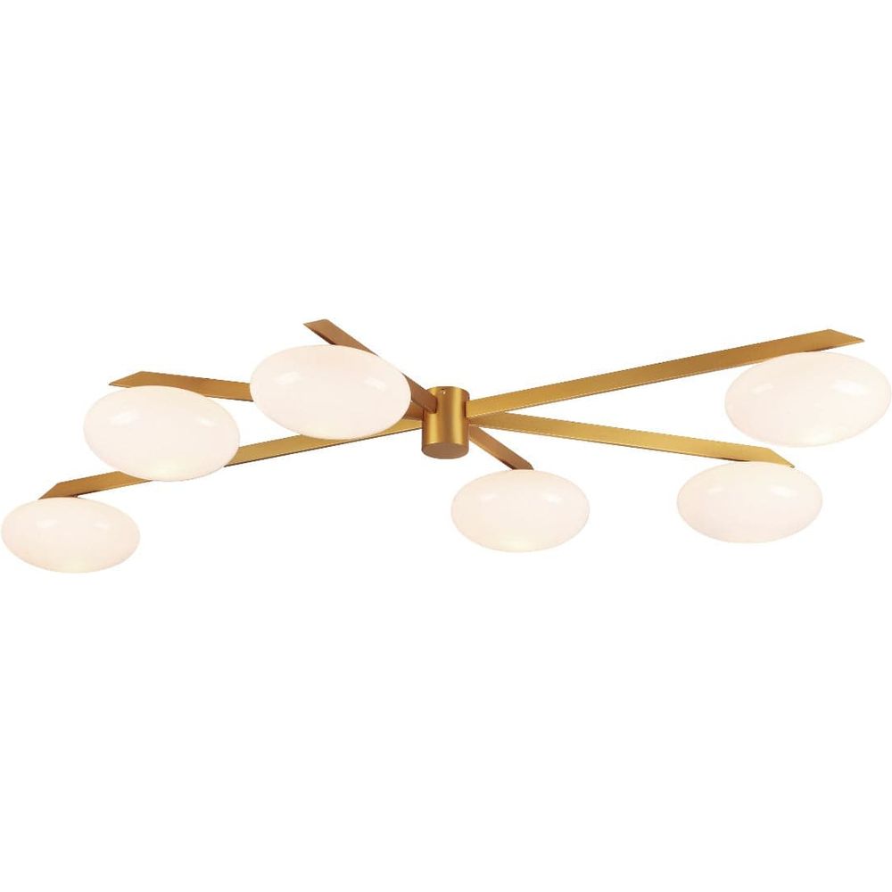 Lelli Six Arm Flush Mount Ceiling Light