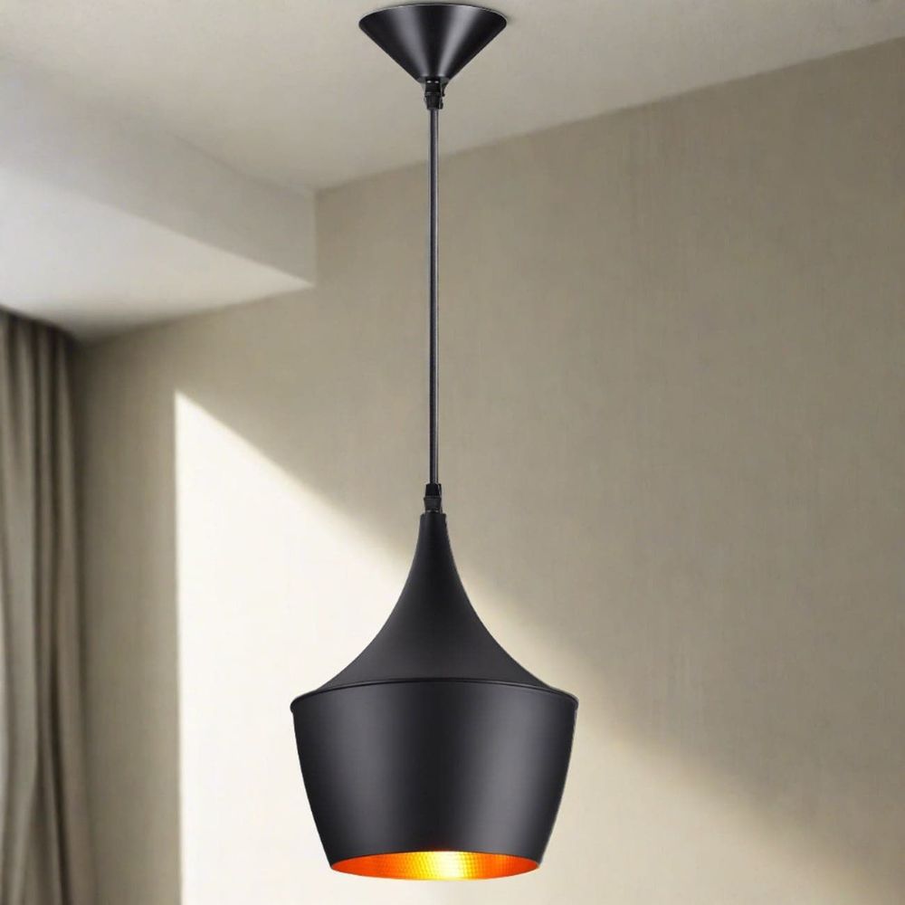 Beat Light Fat-France & Son-LBC2001BLK-Pendants-1-France and Son