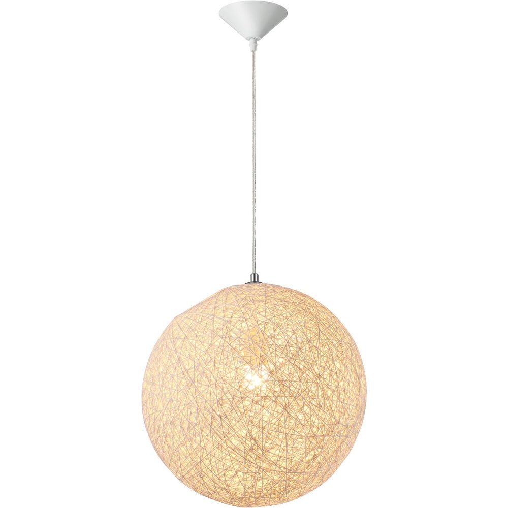 Random String Suspension Lamp-France & Son-LBC2002WHT-PendantsOriginal 16"-4-France and Son