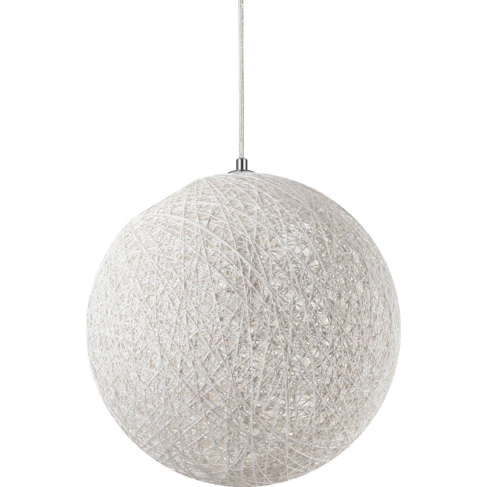 Random String Suspension Lamp-France & Son-LBC2004WHT-PendantsLarge 31.5"-2-France and Son