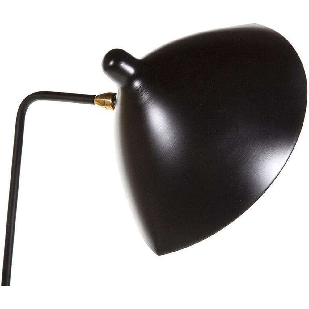 Mid Century MFL-1 Floor Lamp-France & Son-LBF022BLK-Floor LampsBlack-3-France and Son