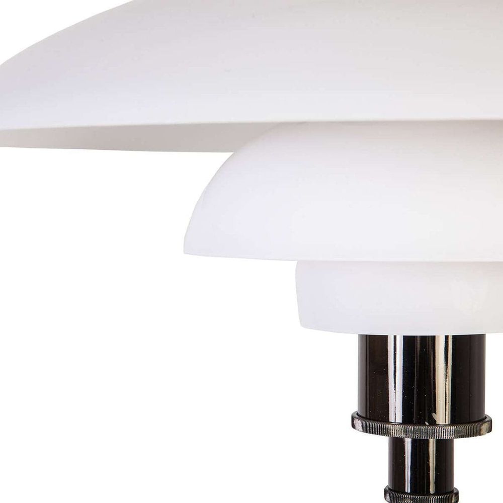 Henningsen Large Floor Lamp - Black-France & Son-LBF028BLK-Floor Lamps-2-France and Son