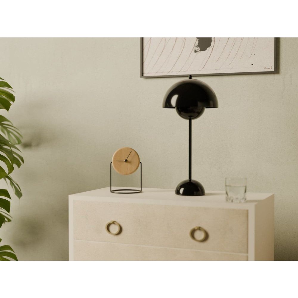 Flowerpot Table Lamp VP3 - Black-France & Son-LBT033BLK-Table Lamps-3-France and Son