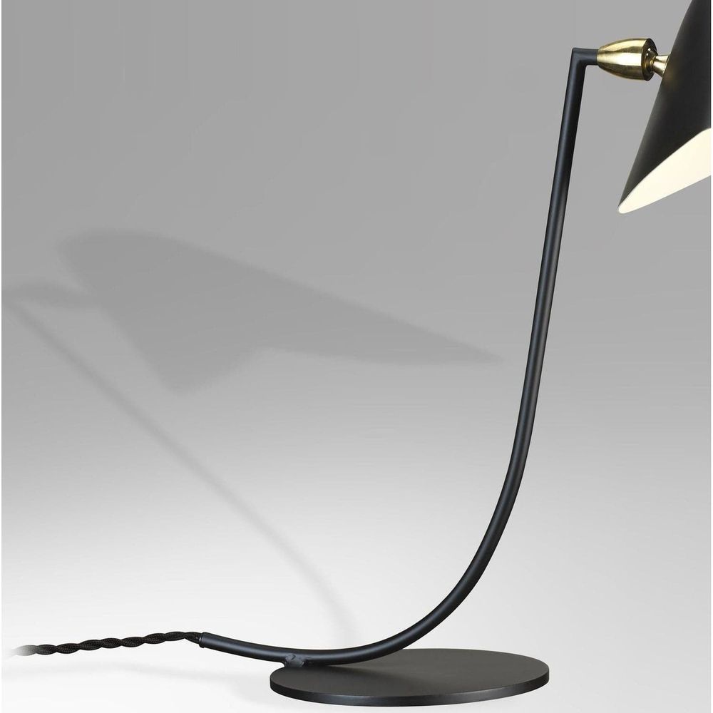 Antony Mouille Table Lamp - Black-France & Son-LBT058BLK-Table Lamps-4-France and Son