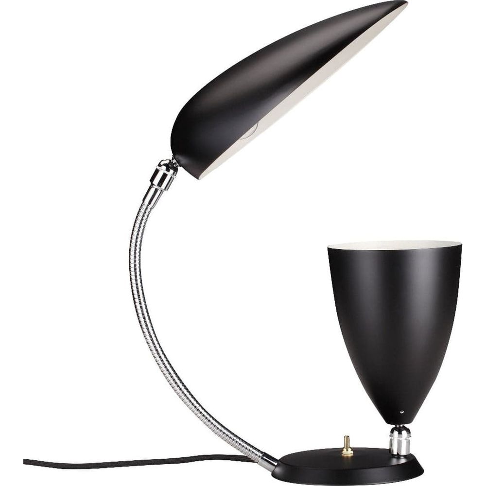 Grossman Cobra Cone Table Lamp-France & Son-LBT0822BLK-Table LampsBlack-2-France and Son