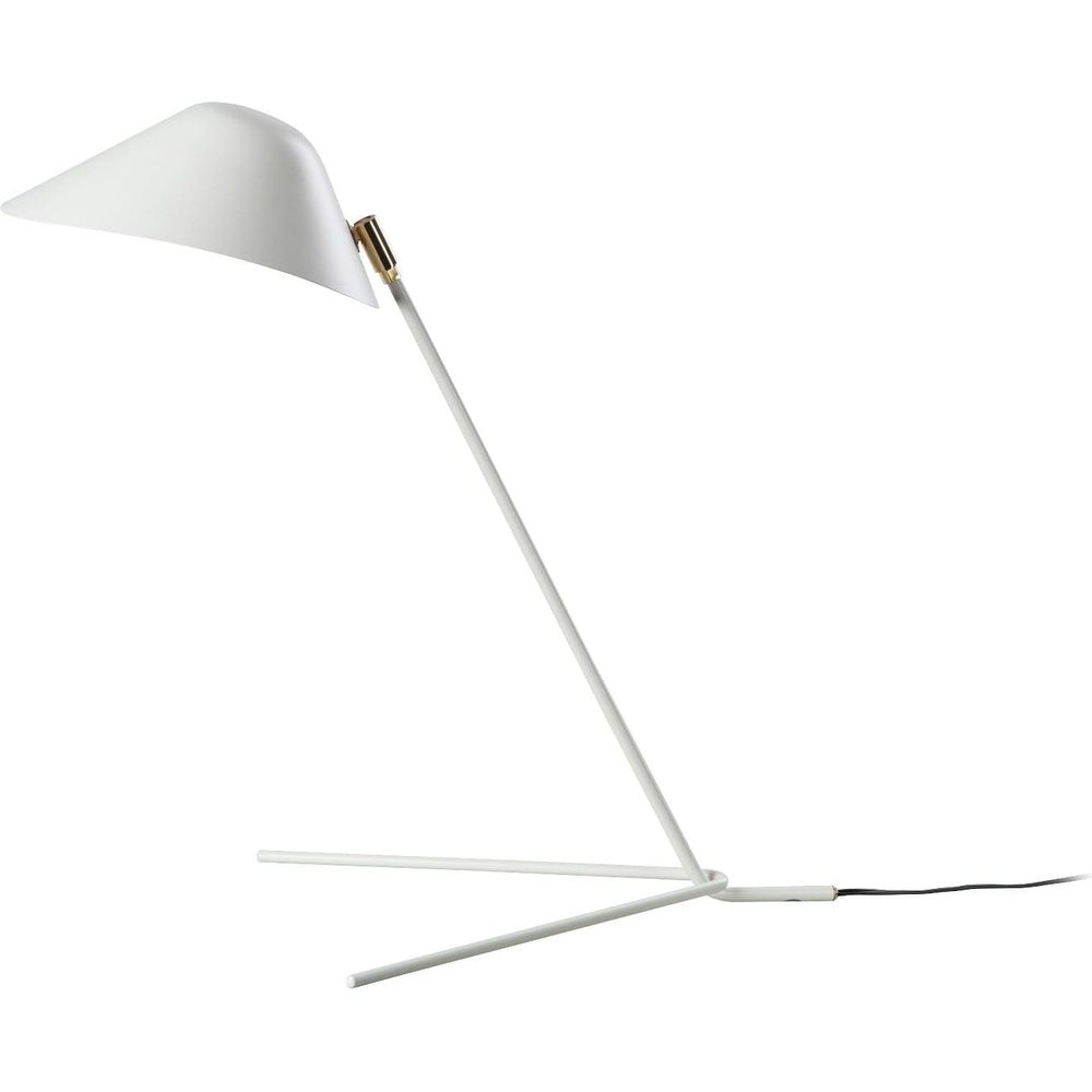 Serge Mouille Table Lamp-France & Son-LBT094WHT-Table LampsWhite-2-France and Son