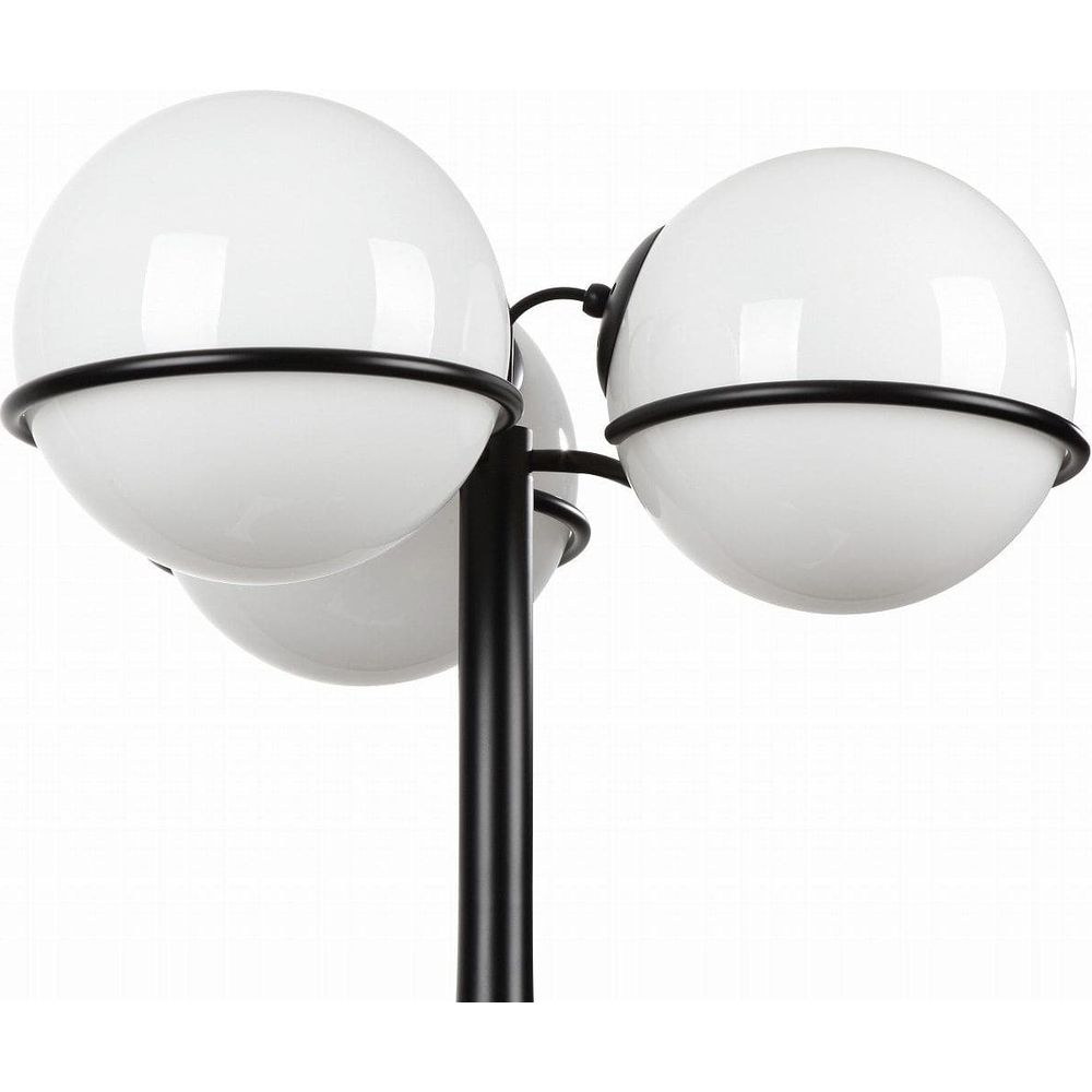 Sarfatti Table Lamp with Three Globes-France & Son-LBT1163WHT-Table LampsWhite-5-France and Son