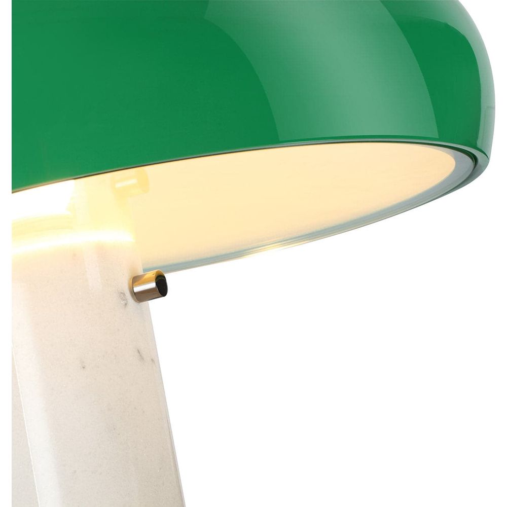 Mid Century Beagle Marble Table Lamp-France & Son-LBT2006BLKWHT-Table LampsBlack-4-France and Son