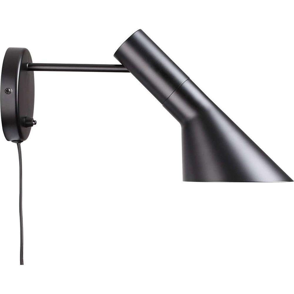 AJ Wall Sconce - Black-France & Son-LBW002BLACK-Wall Lighting-1-France and Son