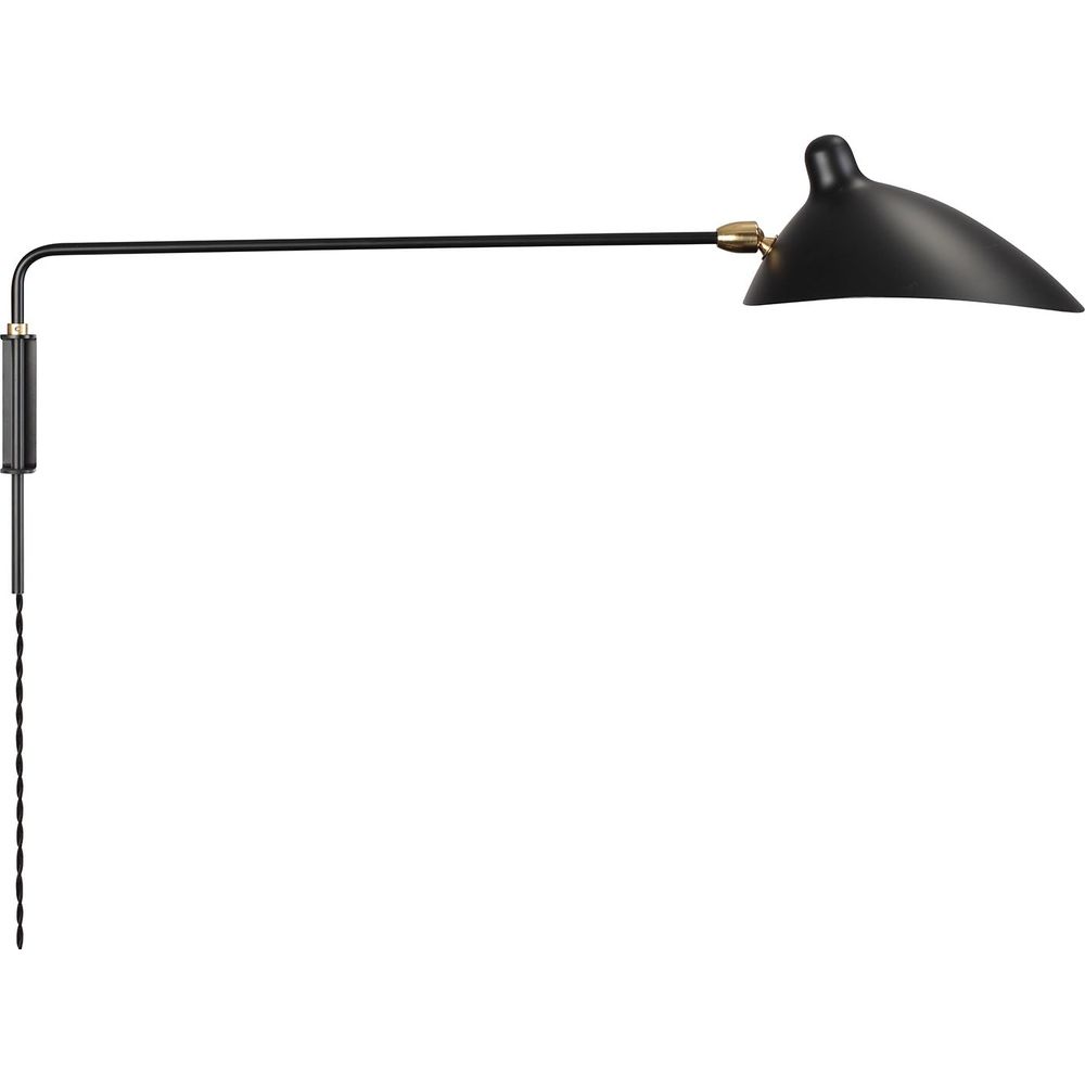 Mouille One Arm Rotating Wall Sconce - Straight