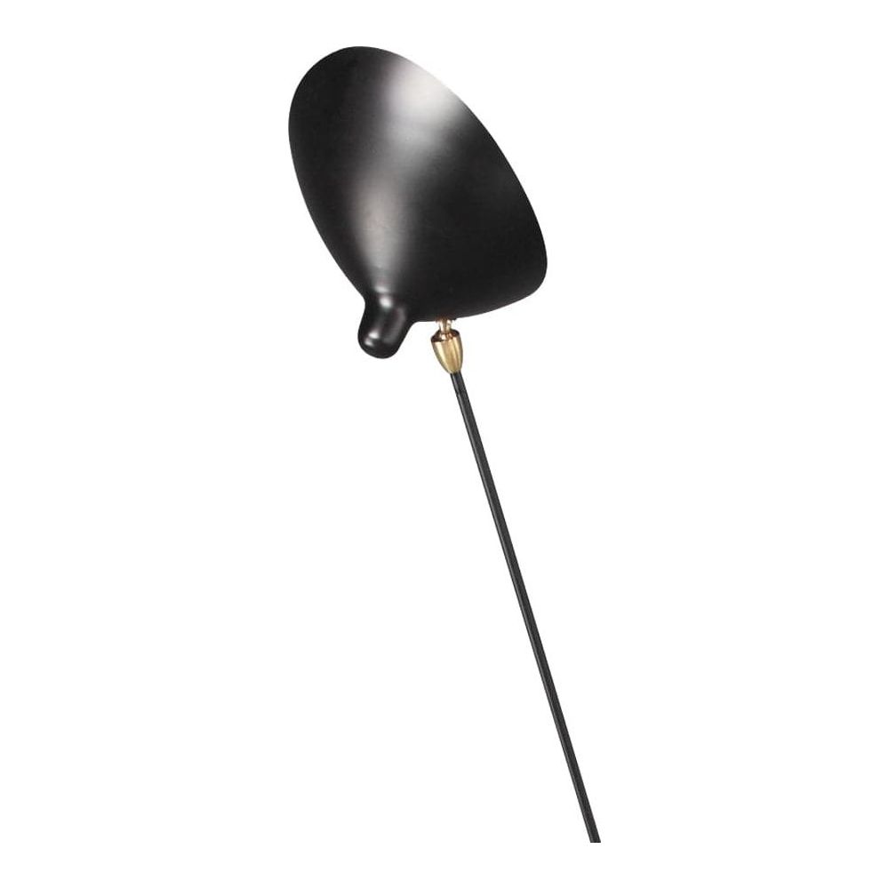 Mouille MSC-SP5 Five Arm Spider Sconce-France & Son-LBW036BLK-Wall Lighting-4-France and Son