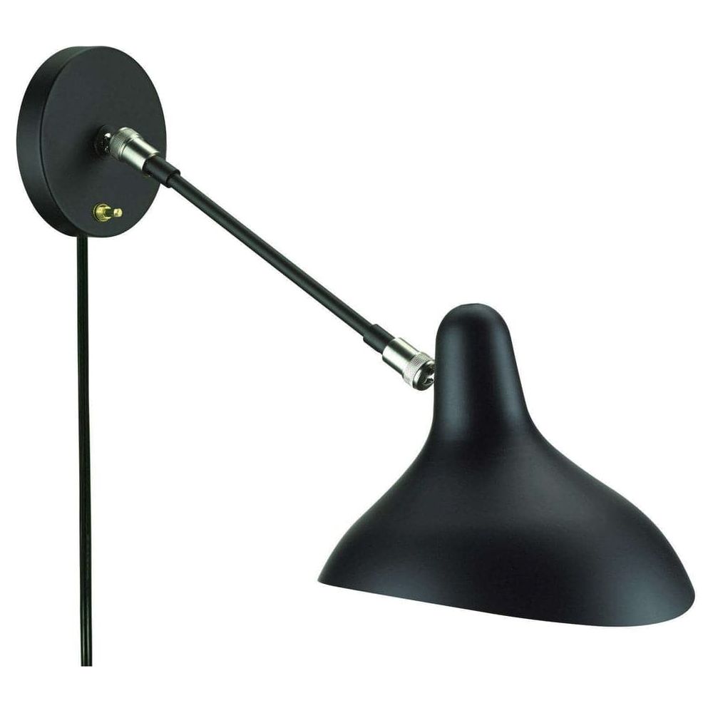 Mid Century Mantis Wall Sconce - Black-France & Son-LBW051BLKNEW-Wall Lighting-2-France and Son