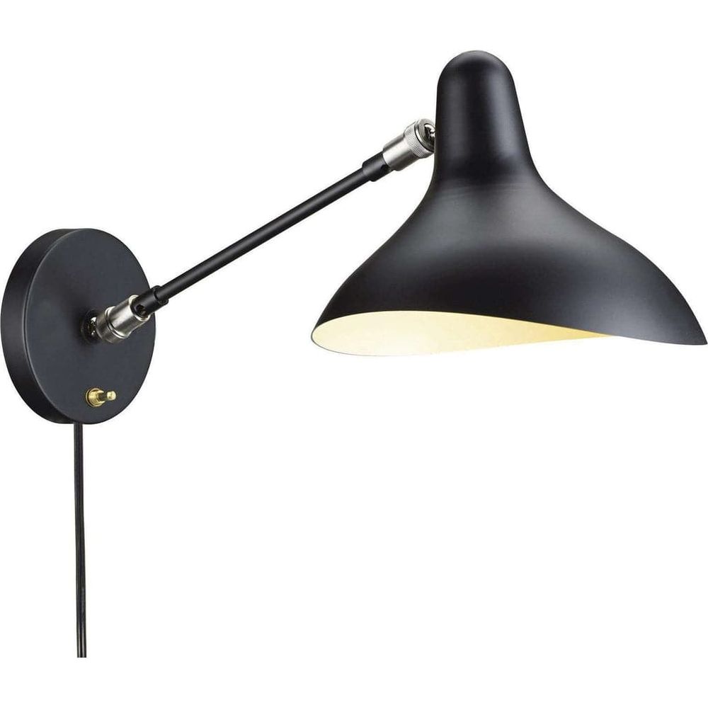 Mid Century Mantis Wall Sconce - Black-France & Son-LBW051BLKNEW-Wall Lighting-3-France and Son