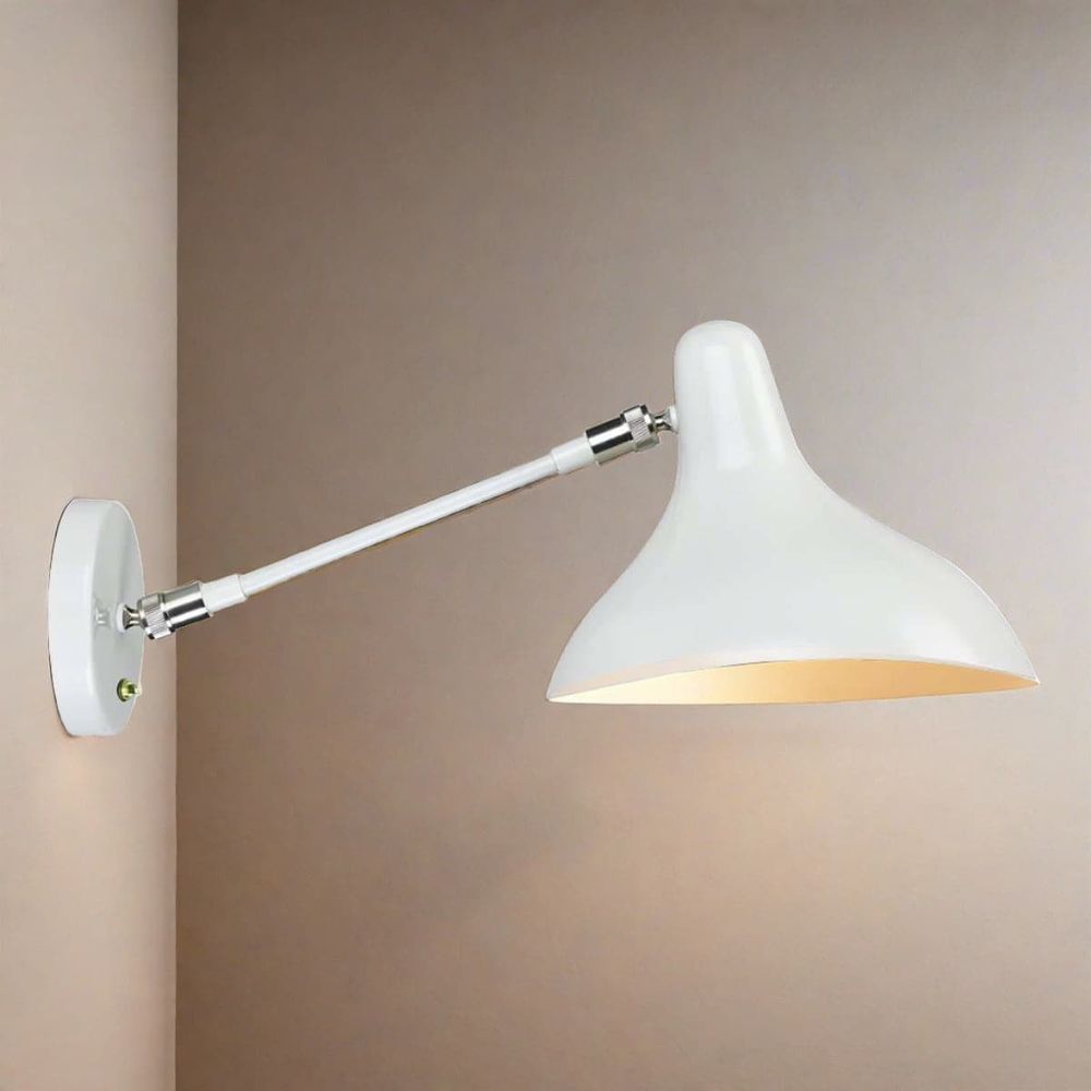 Mid Century Mantis Wall Sconce - White-France & Son-LBW051WHTNEW-Wall LightingWhite-1-France and Son