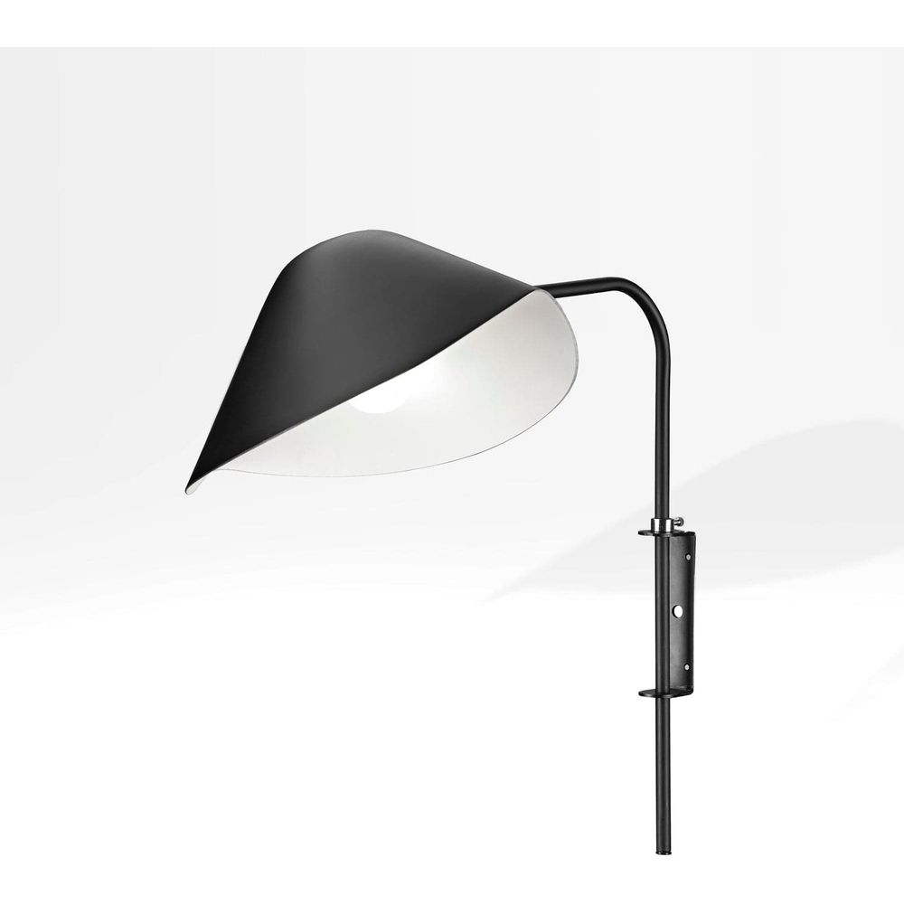 Serge Antony Rotating Wall Sconce-France & Son-LBW059BLK-Wall LightingBlack-1-France and Son