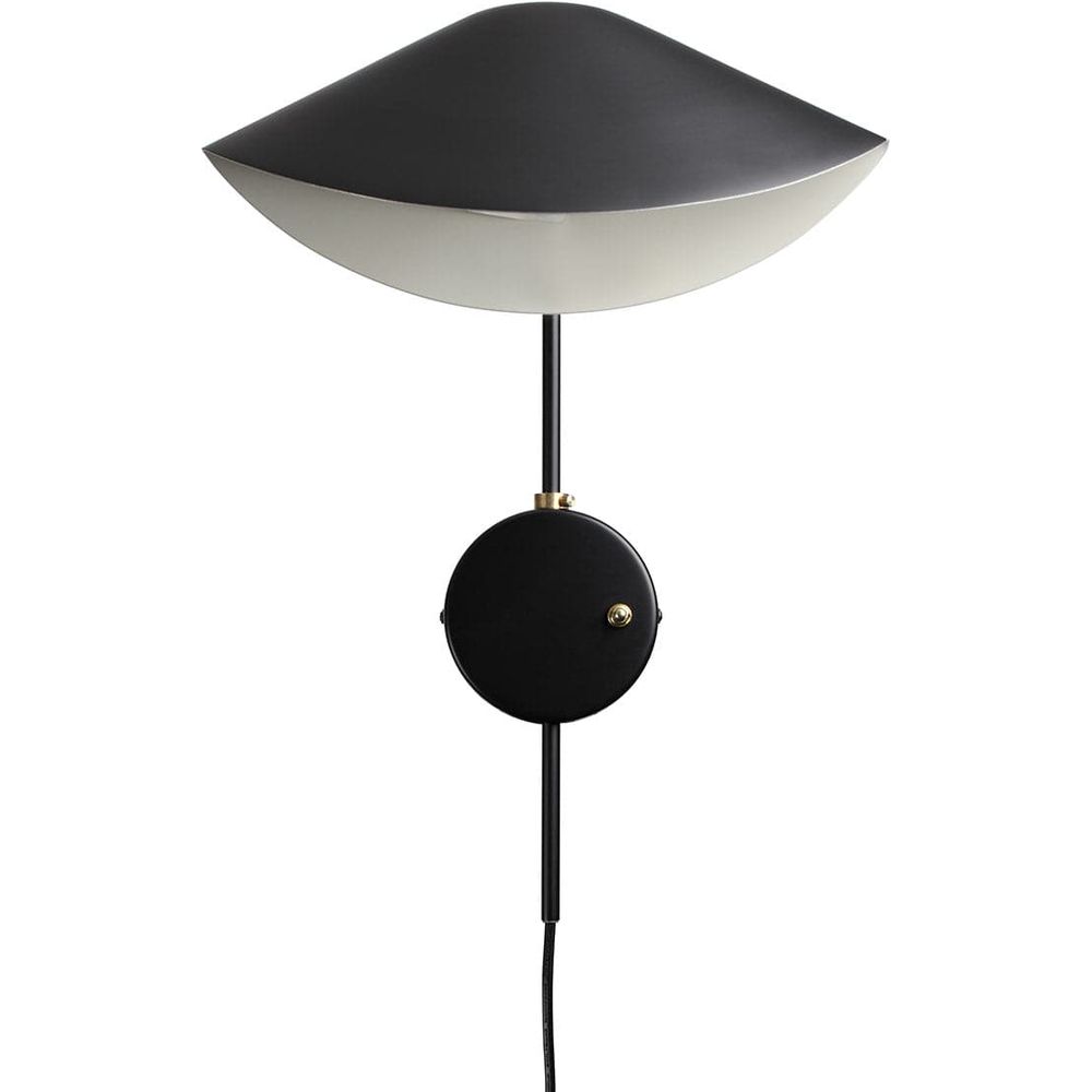 Mid Century Serge Antony Rotating Wall Sconce-France & Son-LBW060BLK-Wall LightingBlack-3-France and Son