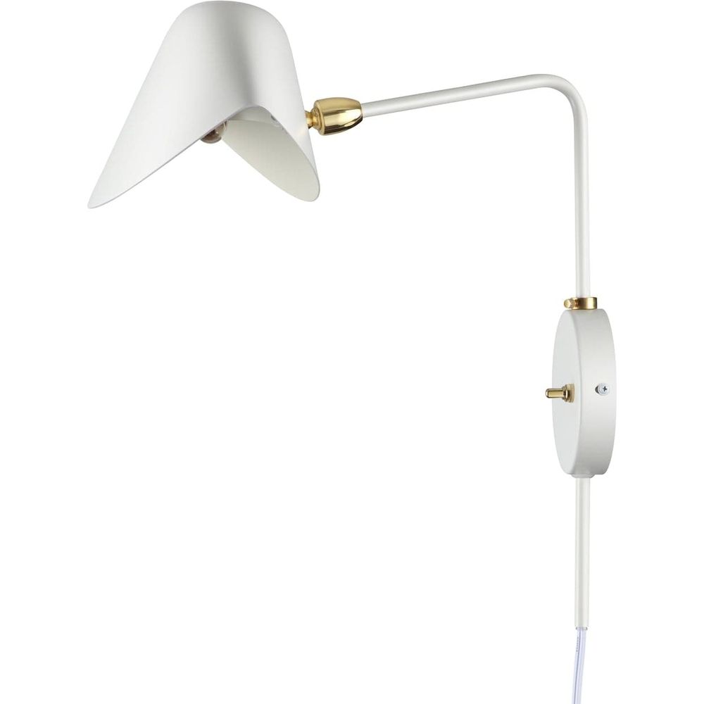 Mid Century Serge Antony Rotating Wall Sconce-France & Son-LBW060BLK-Wall LightingBlack-9-France and Son