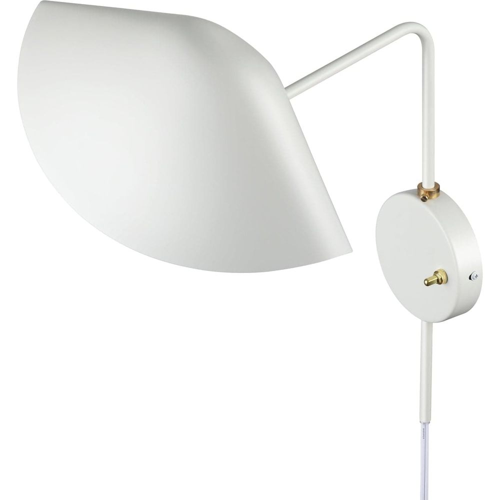 Mid Century Serge Antony Rotating Wall Sconce-France & Son-LBW060BLK-Wall LightingBlack-8-France and Son