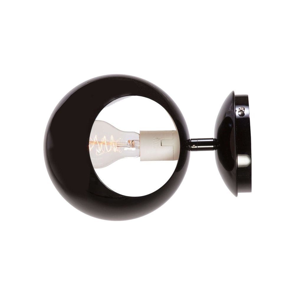 Modern Bob Wall Sconce - Large-France & Son-LBW069BLKL-Wall Lighting-3-France and Son