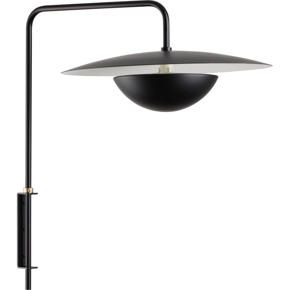Mid Century Conical Wall Lamp-France & Son-LBW091ABLK-Wall Lighting-2-France and Son