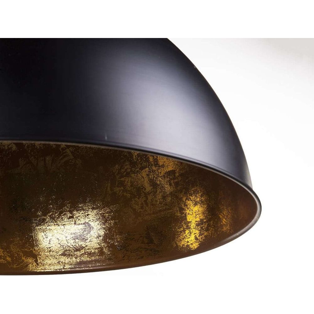 Modern Cavan Chandelier - Gold Leaf Interior-France & Son-LI3064BLK-Pendants-1-France and Son