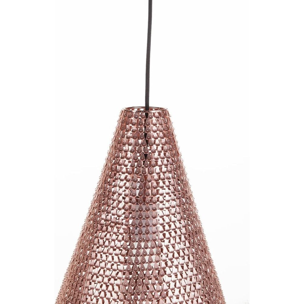 Miz Hammered Copper Pendant Lamp-France & Son-LI3094COPPER-Pendants-2-France and Son
