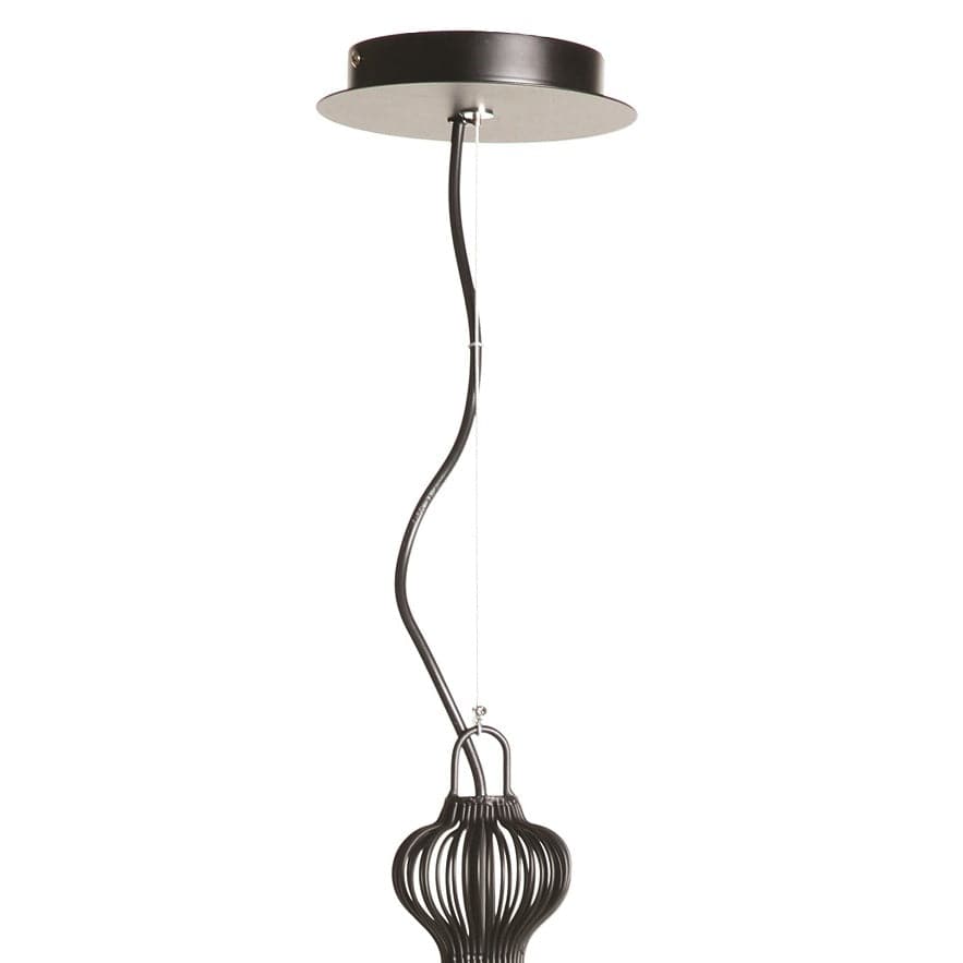Modern Large Siena Pendant-France & Son-LM280PLBLK-Pendants-2-France and Son