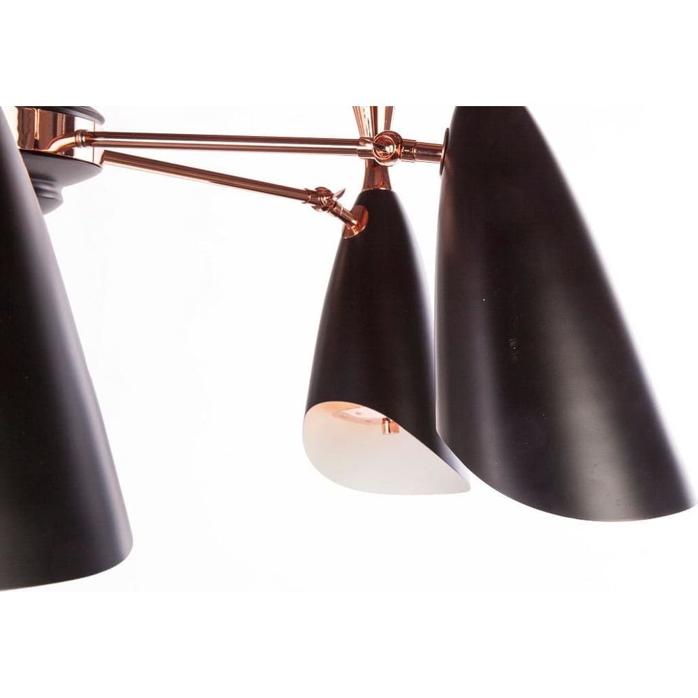 Duke Chandelier - Rose Gold-France & Son-LM40506PGOLD-Chandeliers-5-France and Son
