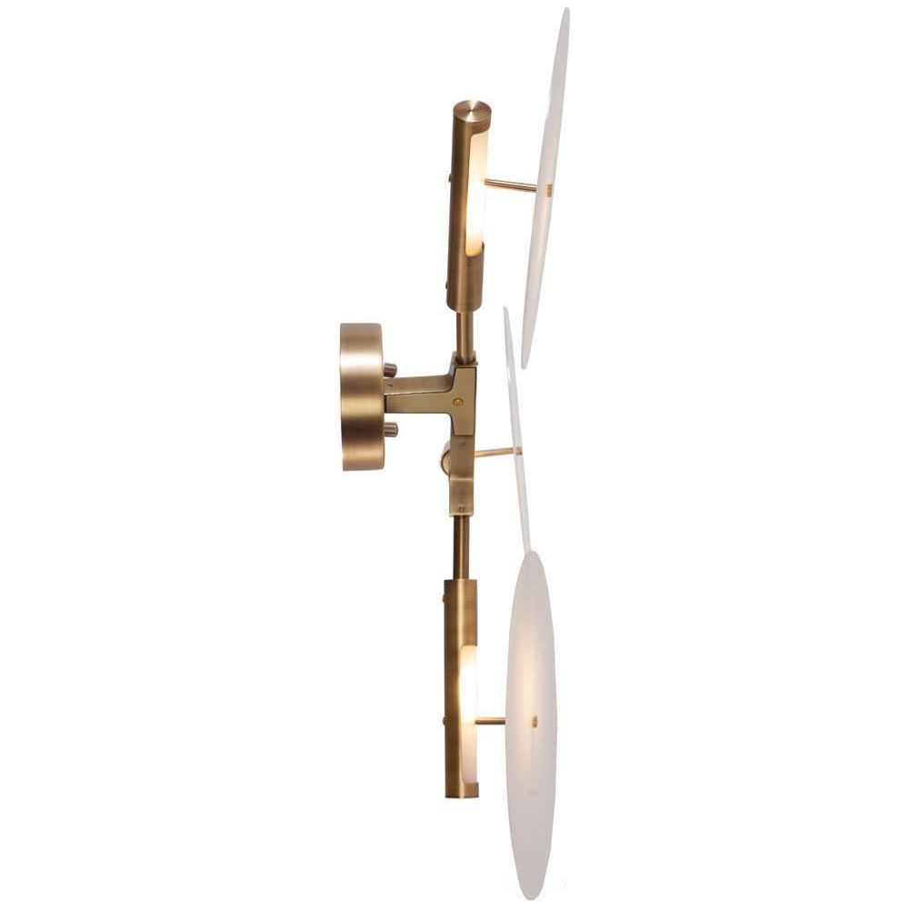 Modern Branching Halo Wall Sconce - Three Disk