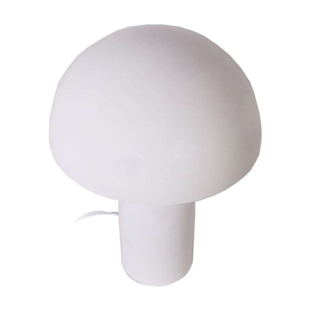 Mid Century Mushroom Table Lamp - Porto-France & Son-LM5202TWHT-Table Lamps-3-France and Son
