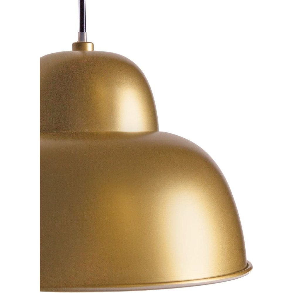 Golden Bell Domed Pendant Lamp-France & Son-LM6523RGOLD-Pendants-4-France and Son