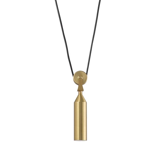 Globe Counterweight Pendant Light-France & Son-LM9234PBRS-Pendants-5-France and Son
