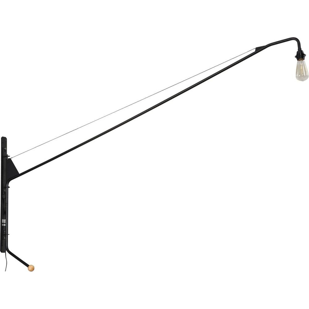 Jean Swing Arm Wall Lamp - New Edition-France & Son-LN0052BLK-Wall Lighting-1-France and Son