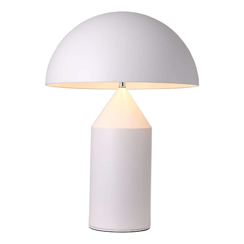 Mid Century Mushroom Table Lamp-France & Son-LN3037WHTS-Table LampsSmall - Glass-4-France and Son