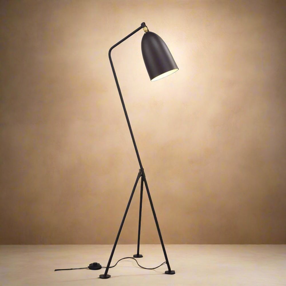 Grasshopper Floor lamp - Classic-France & Son-LN3058BLK-Floor Lamps-4-France and Son