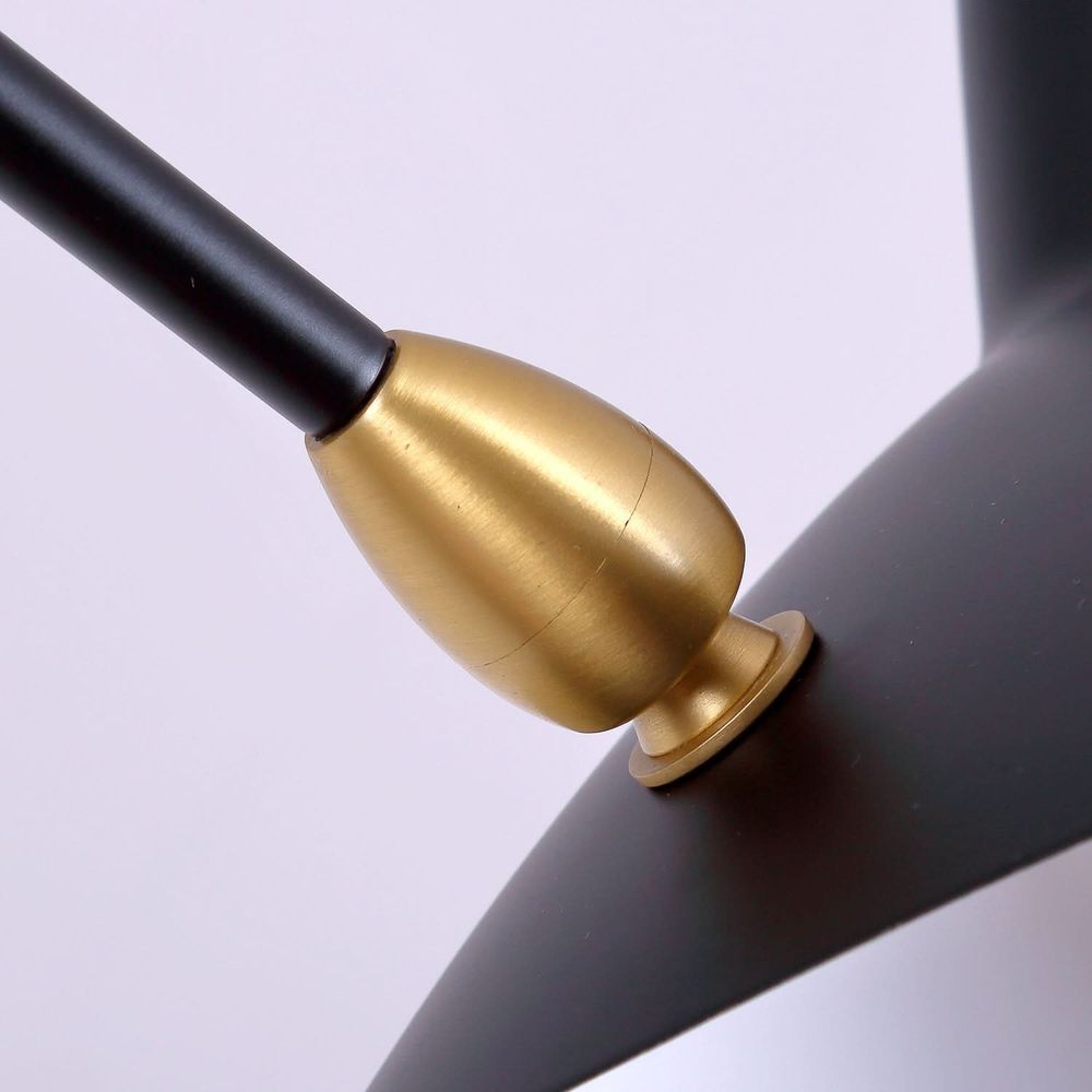 Mouille Six-Arm Semi-Flush Mount Ceiling Lamp