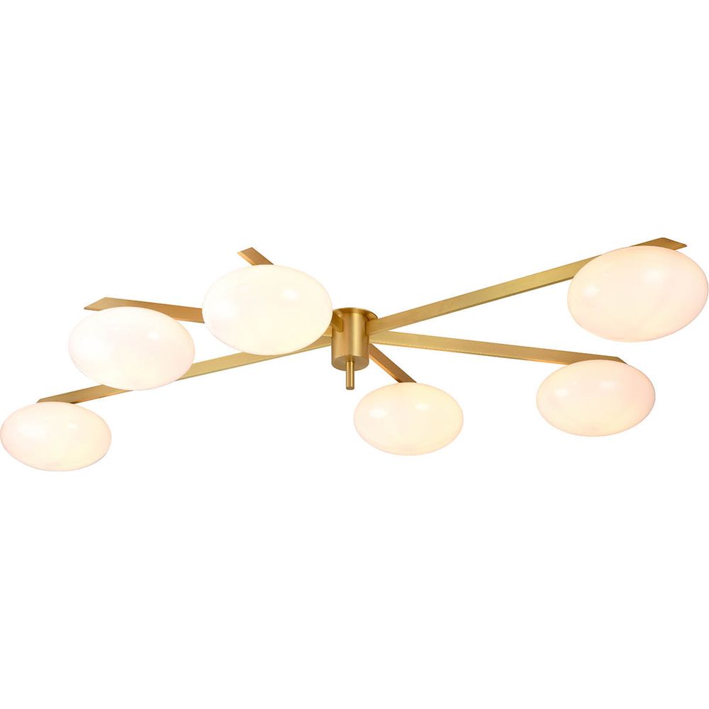 Lelli Six Arm Flush Mount Ceiling Light - 2025