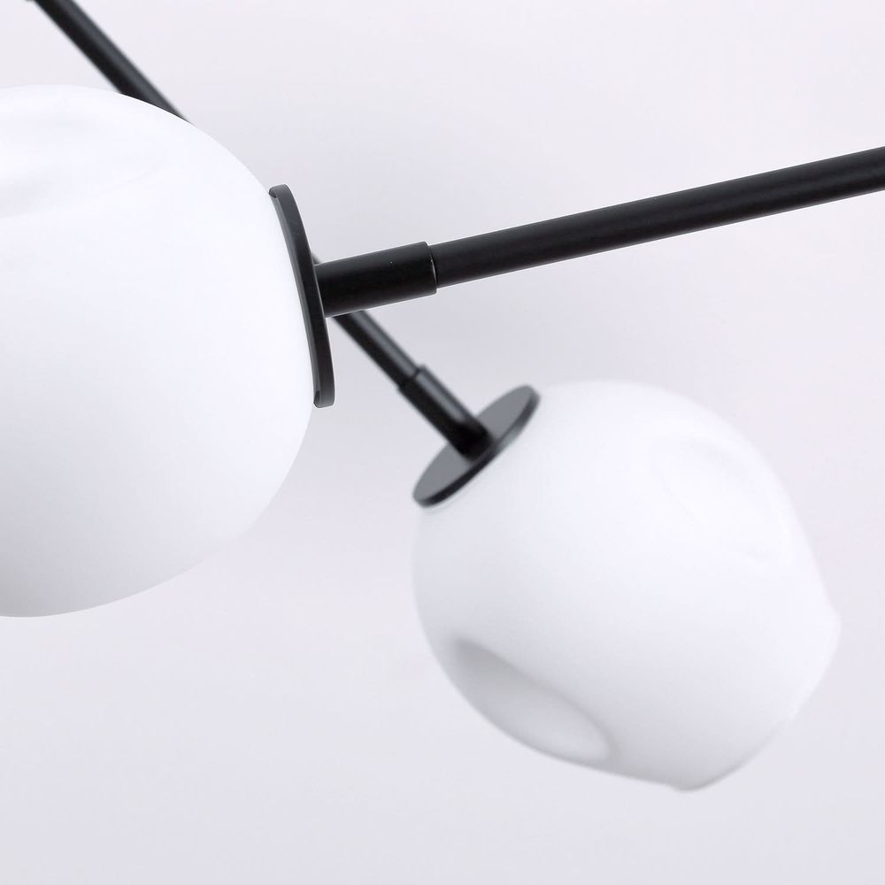 Molecule Branching Chandelier with 8 Globes