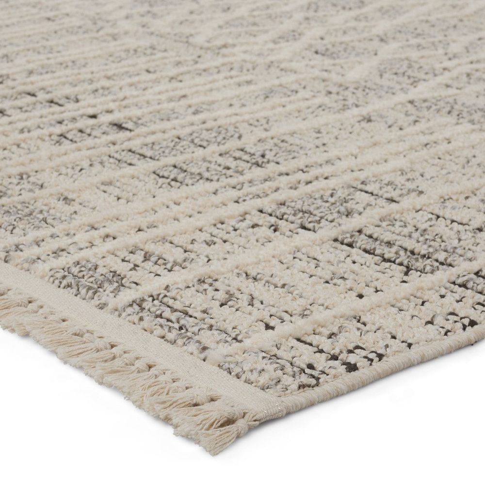 Runners Casita Trellis Cream/ Gray Runner Rug (3'X8')
