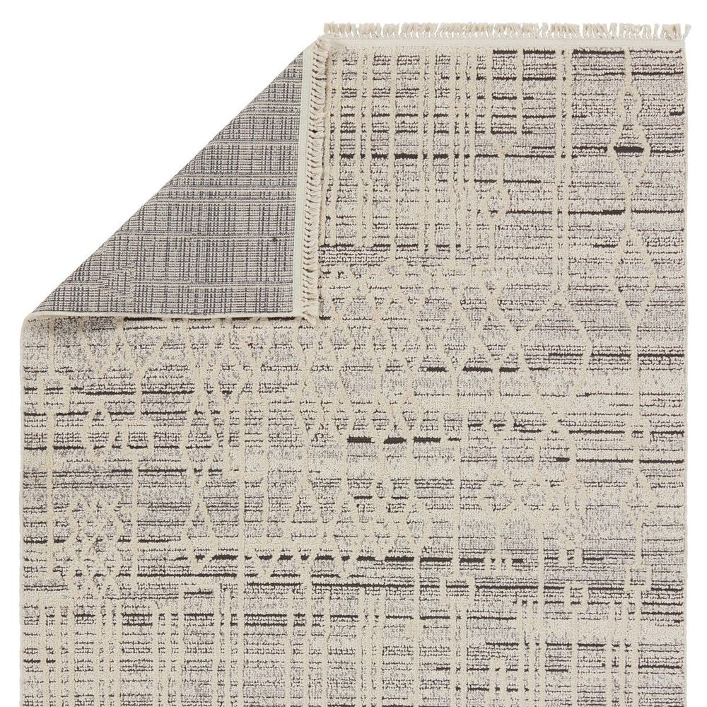 Runners Casita Trellis Cream/ Gray Runner Rug (3'X8')