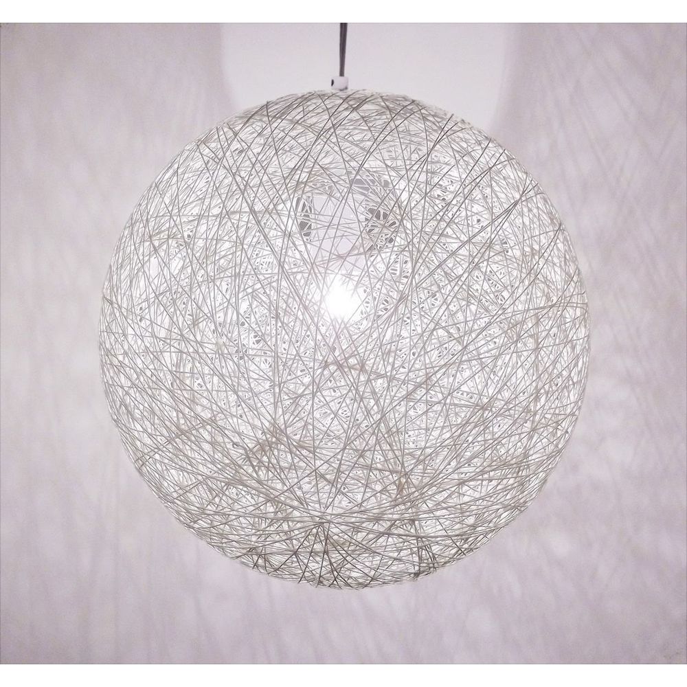 Random String Suspension - Medium - 24" Dia-France & Son-LS1027S600WT-Pendants-2-France and Son
