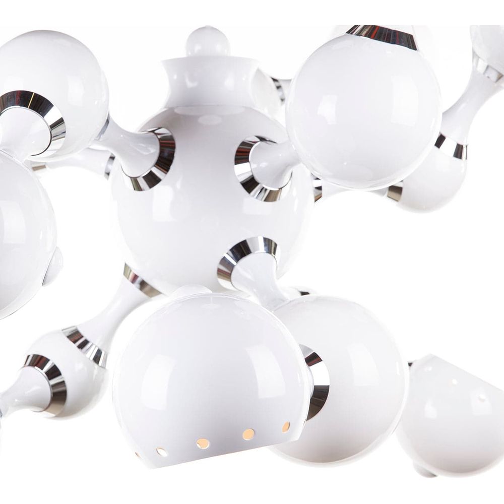 Atomic Chandelier - White-France & Son-LS1165SWHT-Chandeliers-2-France and Son