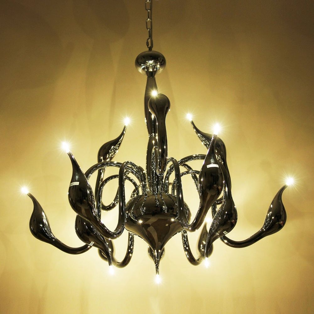 Peadar Swan Chandelier-France & Son-LS803212S-Chandeliers-2-France and Son