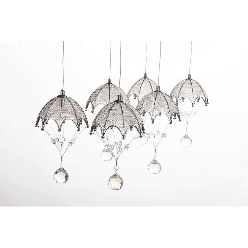 Linear Milanno Umbrella Chandelier-France & Son-LS81136L-Chandeliers-4-France and Son