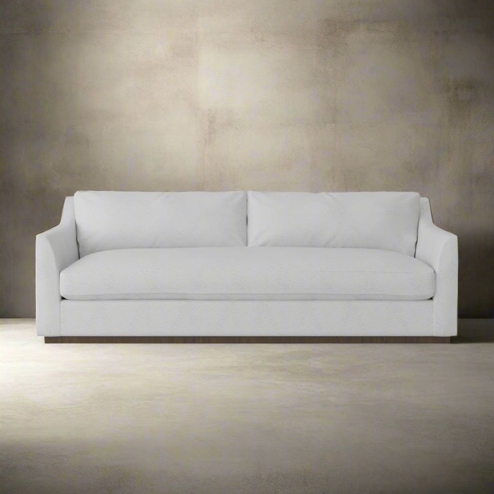 Sophia Slope Arm Sofa - Bliss Snow