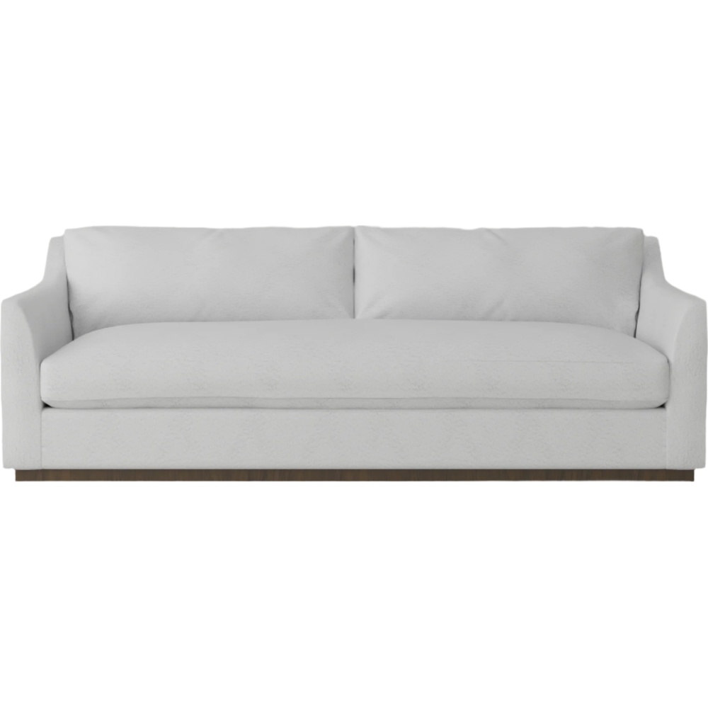 Sophia Slope Arm Sofa - Bliss Snow